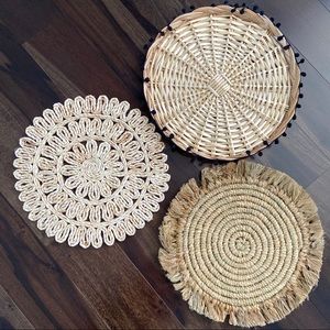 Anthropologie Basket Wall Set